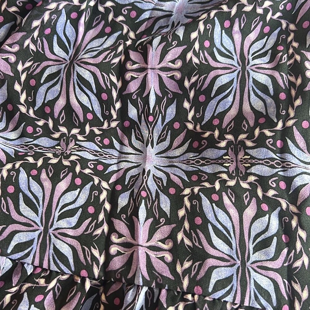 NWT Allison New York Scout Maxi‎ Dress Purple Kaleidoscope Women's Size Small - Picture 9 of 10